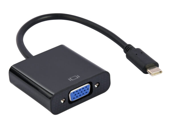 Cablexpert | USB Type-C to VGA adapter cable | A-CM-VGAF-01 | Black | USB Type-C | VGA | 0.15 m - Image 2