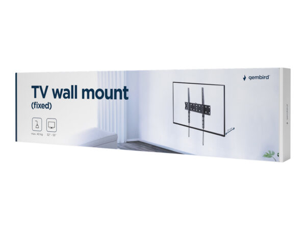 Gembird | Wall mount | WM-55F-02 | Fixed | 32-55 " | Maximum weight (capacity) 40 kg | Black - Image 4