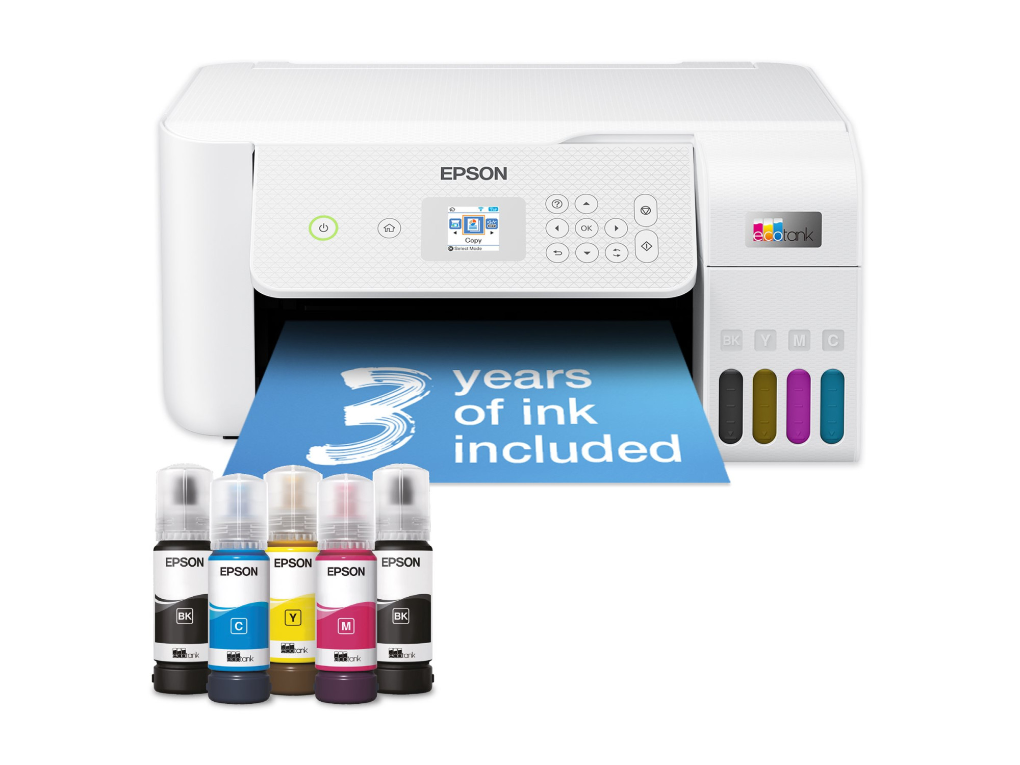 Epson Multifunctional printer | EcoTank L3266 | Inkjet | Colour | 3-in-1 | Wi-Fi | White - Image 15