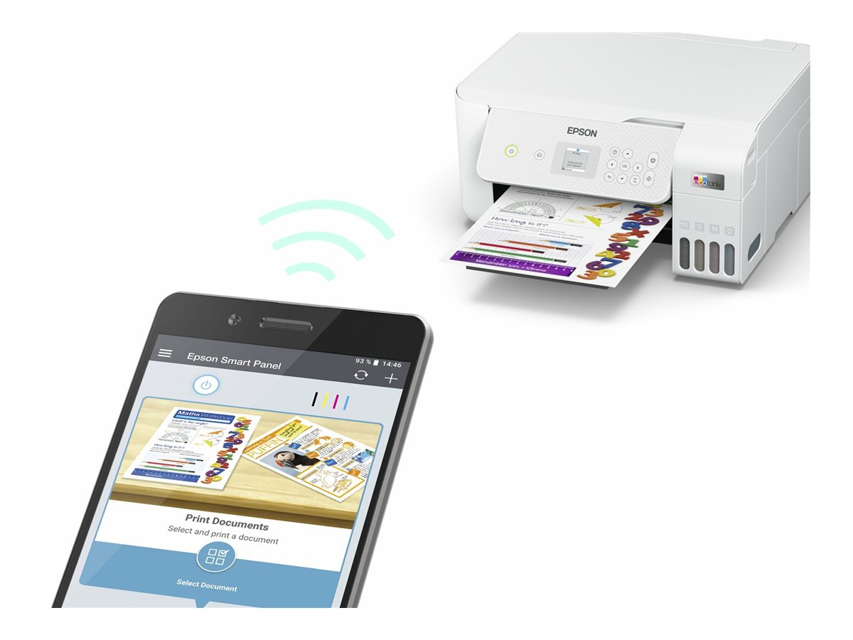 Epson Multifunctional printer | EcoTank L3266 | Inkjet | Colour | 3-in-1 | Wi-Fi | White - Image 37