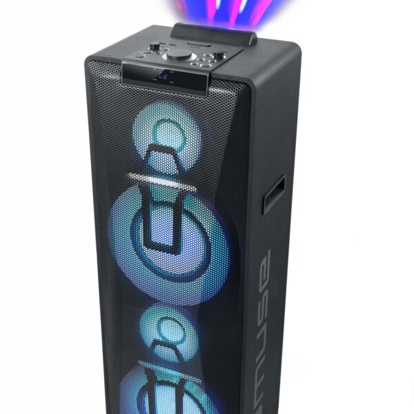 Muse | Party Box Double Bluetooth CD Speaker | M-1990 DJ | 1000 W | Bluetooth | Black | Portable | Wireless connection