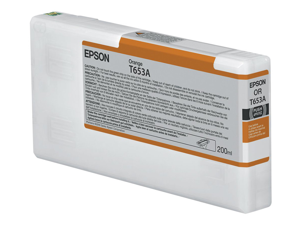 Epson T653A | Ink Cartridge | Orange