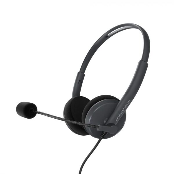 Energy Sistem Headset Office 2 Anthracite, On-ear, 3.5mm plug, retractable boom mic. | Energy Sistem | Wired Earphones | Headset Office 2 | Wired | On-Ear | Microphone | Anthracite