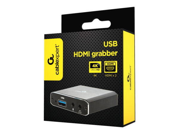 Gembird | USB HDMI grabber, 4K, pass-through HDMI | UHG-4K2-01 - Image 6