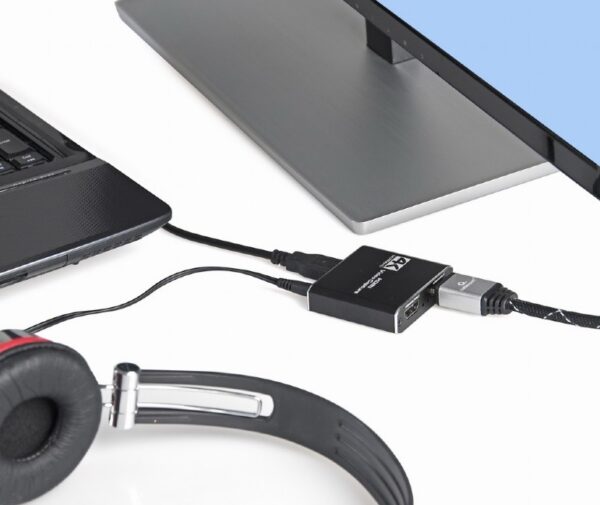 Gembird | USB HDMI grabber, 4K, pass-through HDMI | UHG-4K2-01 - Image 5