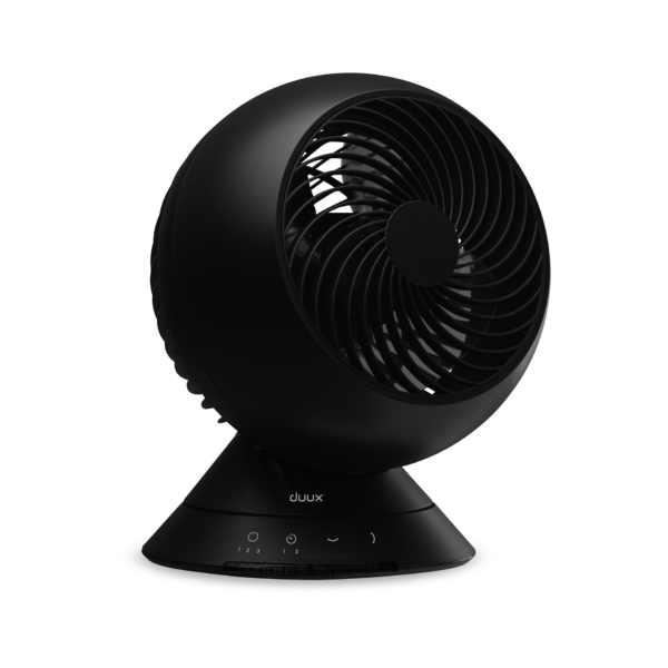 Duux | Fan | Globe | Table Fan | Black | Diameter 26 cm | Number of speeds 3 | Oscillation | 23 W | Remote control - Image 2