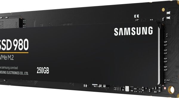 Samsung | V-NAND SSD | 980 | 250 GB | SSD form factor M.2 2280 | Solid-state drive interface M.2 NVME | Read speed 2900 MB/s | Write speed 1300 MB/s