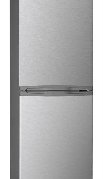 Goddess | Refrigerator | GODRCE0142GX9E | Energy efficiency class E | Free standing | Combi | Height 142.2 cm | Fridge net capacity 121 L | Freezer net capacity 52 L | 40 dB | Stainless steel