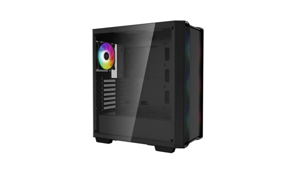 Deepcool | CC560 (with 4pcs ARGB Fans) | Side window | Black | Mid-Tower | Power supply included No | ATX PS2 - Image 2