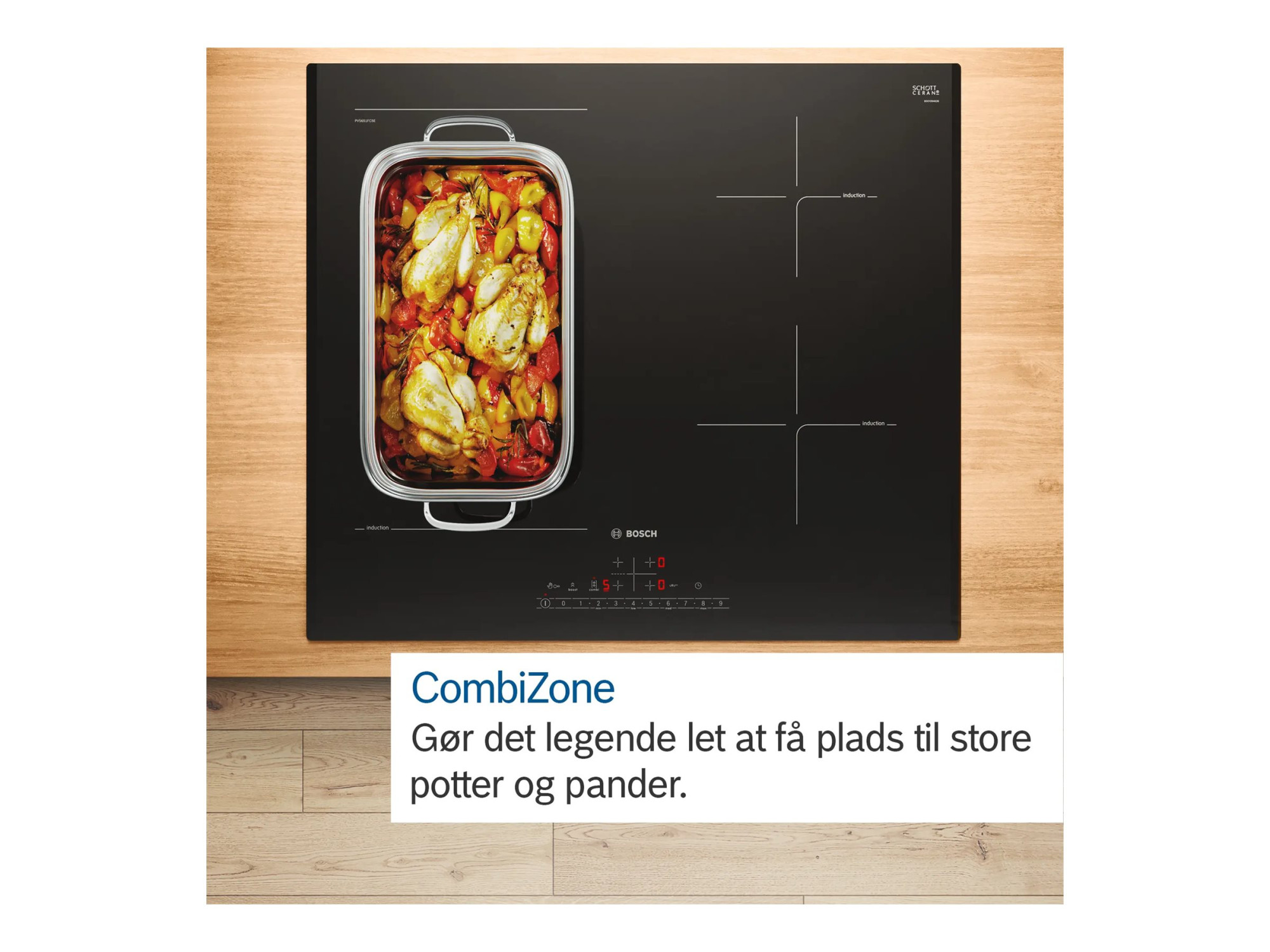 Bosch | PVS611BB6E Series 4 | Induction | Number of burners/cooking zones 4 | Touch | Timer | Black - Image 7