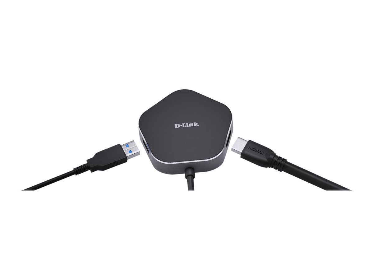 D-Link | 4-in-1 USB-C Hub with HDMI and Power Delivery | DUB-M420 | USB hub | USB Type-C - Image 2