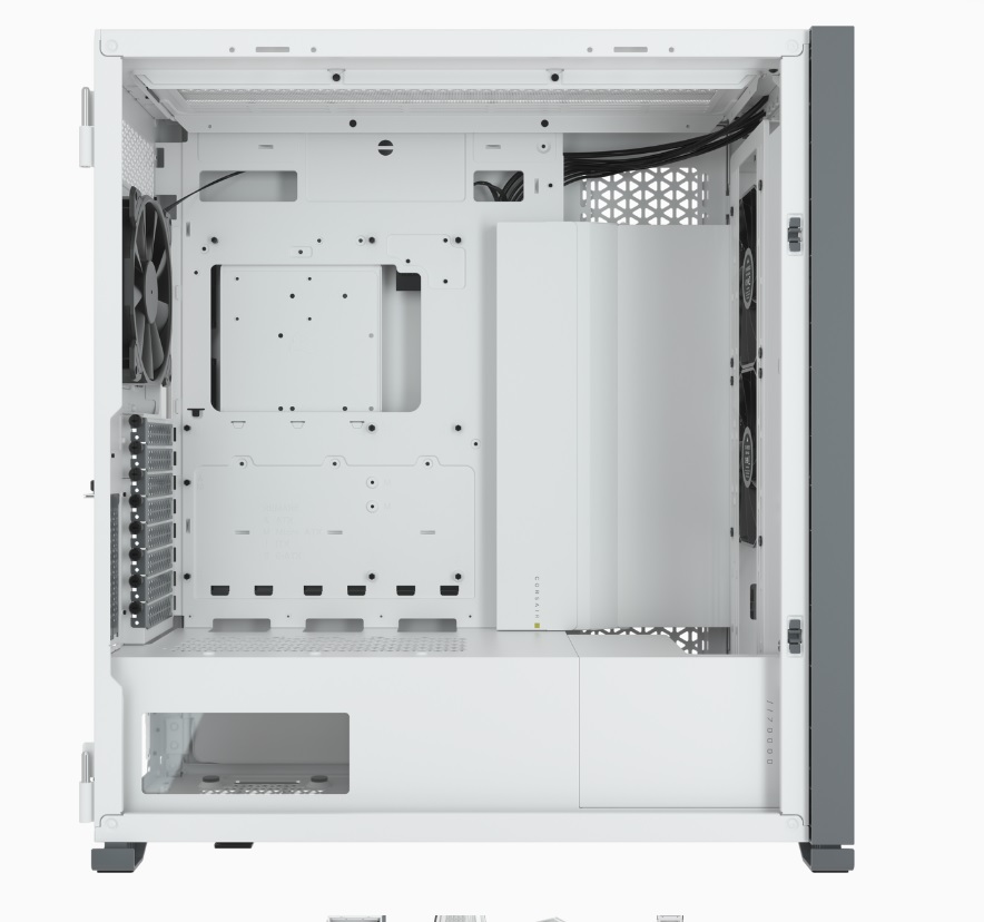 Corsair | Tempered Glass PC Case | 7000D AIRFLOW | Side window | White | Full-Tower | Power supply included No | ATX - Image 4