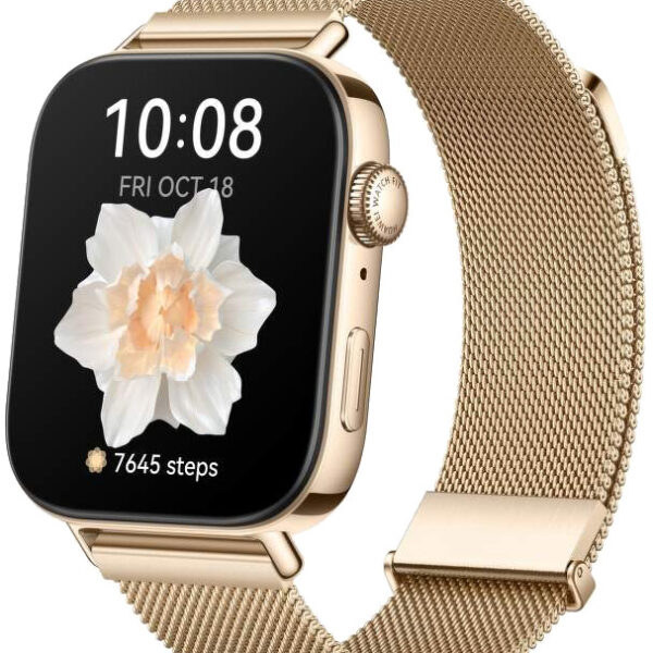 Huawei WATCH FIT 3 | Smart watch | GPS (satellite) | AMOLED | Waterproof | Gold