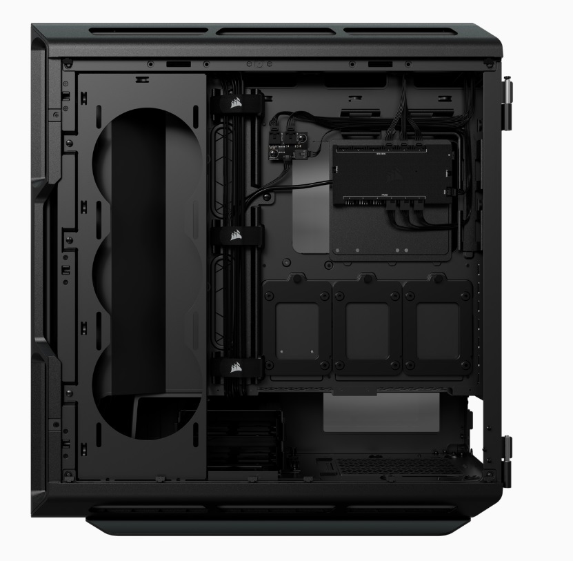 Corsair | Tempered Glass Smart Case | iCUE 5000T RGB | Side window | Black | Mid-Tower | Power supply included No | ATX - Image 2