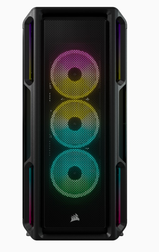 Corsair | Tempered Glass Smart Case | iCUE 5000T RGB | Side window | Black | Mid-Tower | Power supply included No | ATX - Image 3