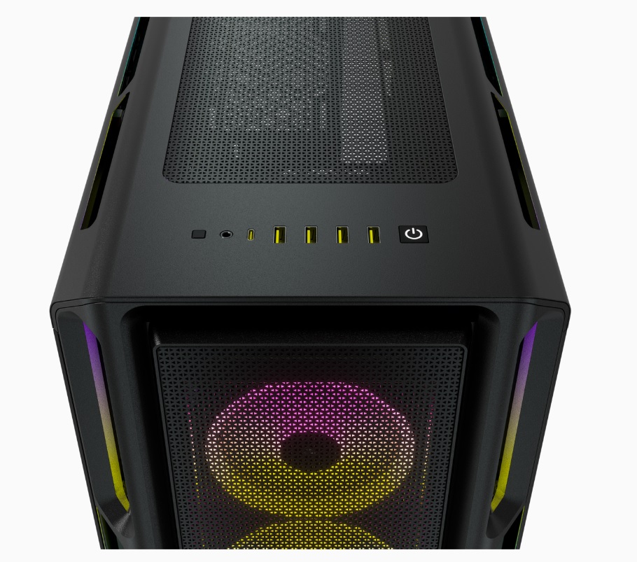 Corsair | Tempered Glass Smart Case | iCUE 5000T RGB | Side window | Black | Mid-Tower | Power supply included No | ATX - Image 4