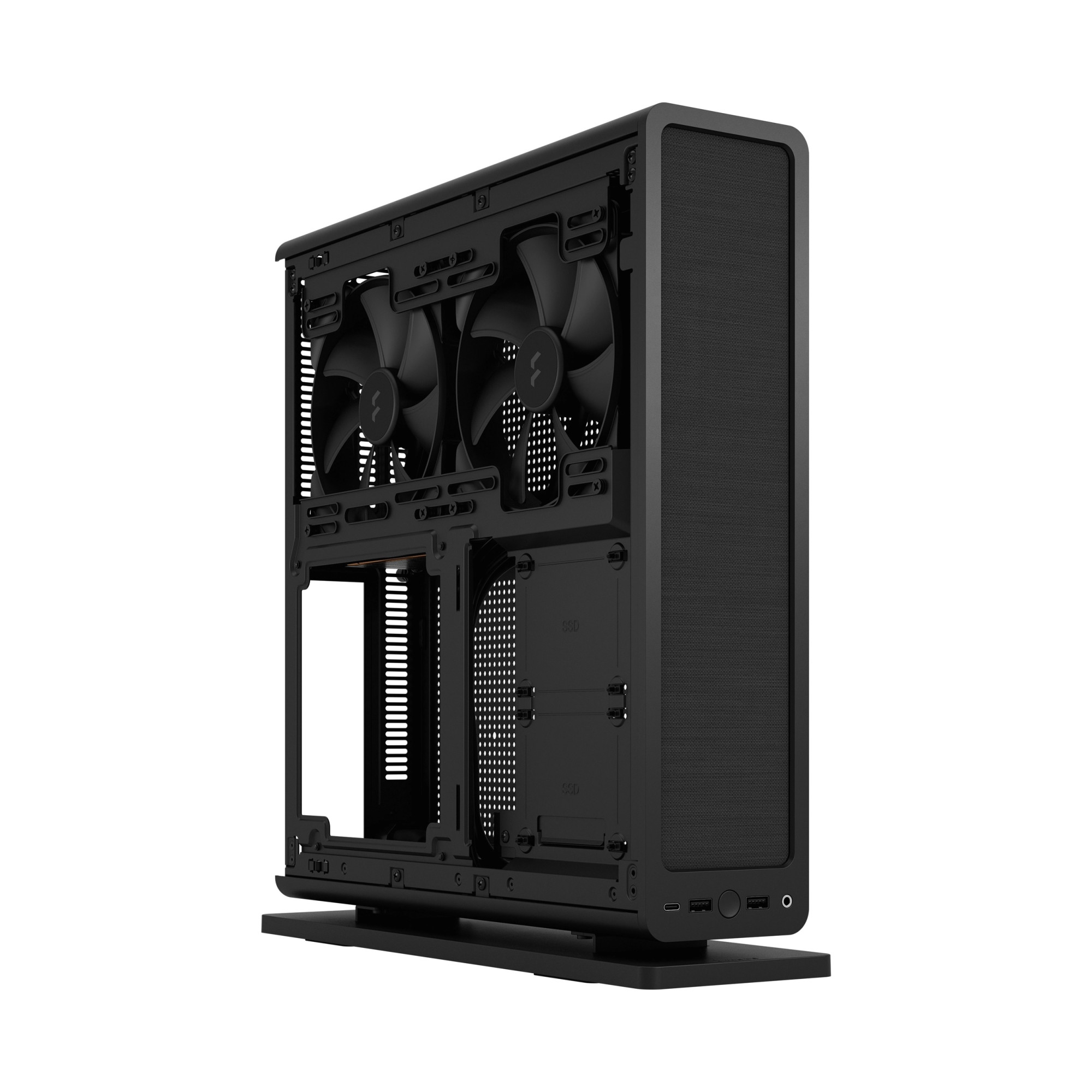 Fractal Design Ridge Black mITX | Fractal Design | Ridge | FD-C-RID1N-01 | Side window | Black | Mini ITX | Power supply included No | SFX, SFX-L - Image 14