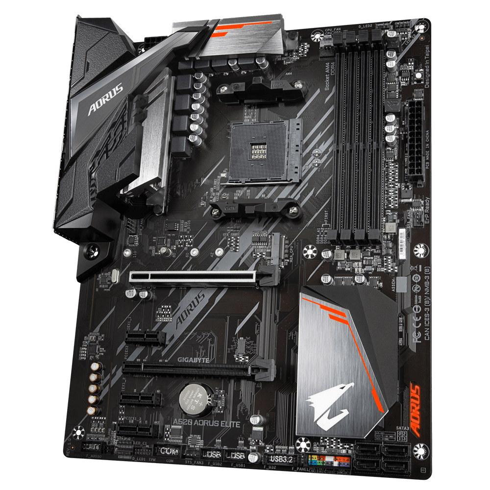 Gigabyte | A520 AORUS ELITE 1.0 | Processor family AMD | Processor socket AM4 | DDR4 DIMM | Memory slots 4 | Number of SATA connectors 4 x SATA 6Gb/s connectors | Chipset AMD A | ATX - Image 7