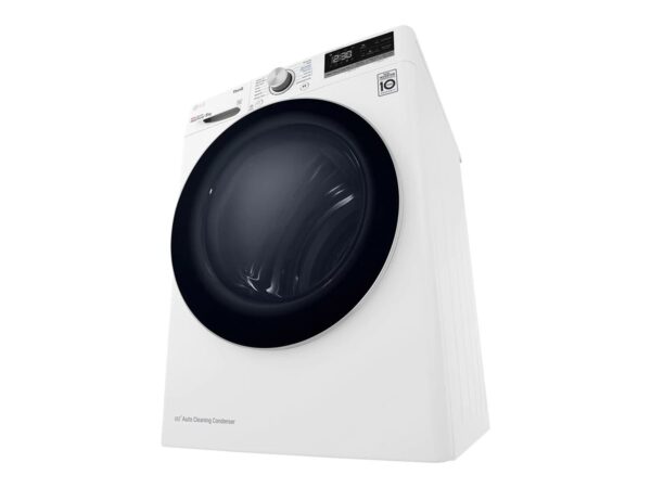 LG | Dryer Machine | RH80V3AV6N | Energy efficiency class A++ | Front loading | 8 kg | LED | Depth 69 cm | Wi-Fi | White - Image 2