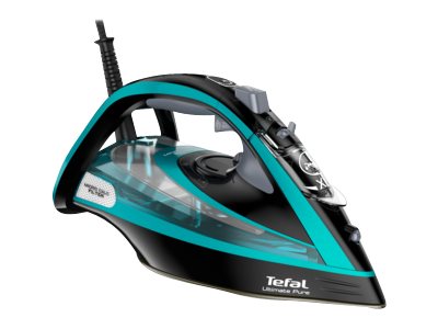 TEFAL | Ultimate Pure FV9844E0 | Steam Iron | 3200 W | Water tank capacity 350 ml | Continuous steam 60 g/min | Steam boost performance 250 g/min | Blue/Black - Image 7