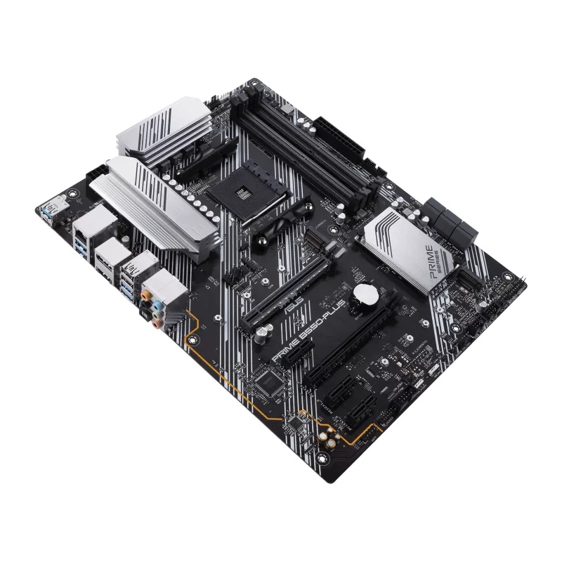 Asus | PRIME B550-PLUS | Processor family AMD | Processor socket AM4 | DDR4 DIMM | Memory slots 4 | Supported hard disk drive interfaces SATA, M.2 | Number of SATA connectors 6 | Chipset AMD B550 | ATX - Image 7