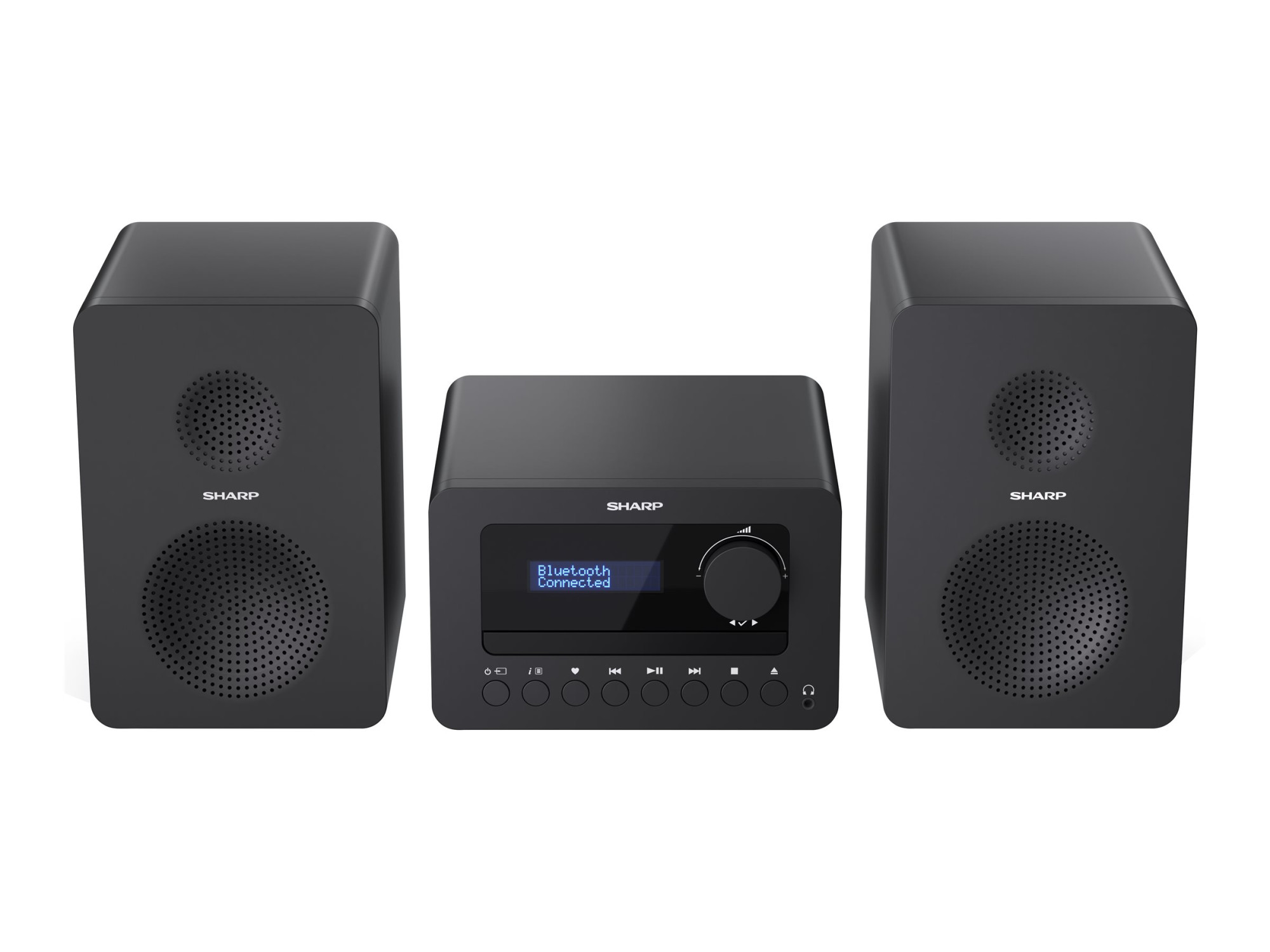 Sharp XL-B520D(BK) Tokyo Hi-Fi Micro System 2.0, FM/DAB/DAB+/USB, CD, Bluetooth 5.0, Aux-in, Black | Sharp | Tokyo Hi-Fi Micro System 2.0 | XL-B520D(BK) | Yes | Bluetooth | Black - Image 10