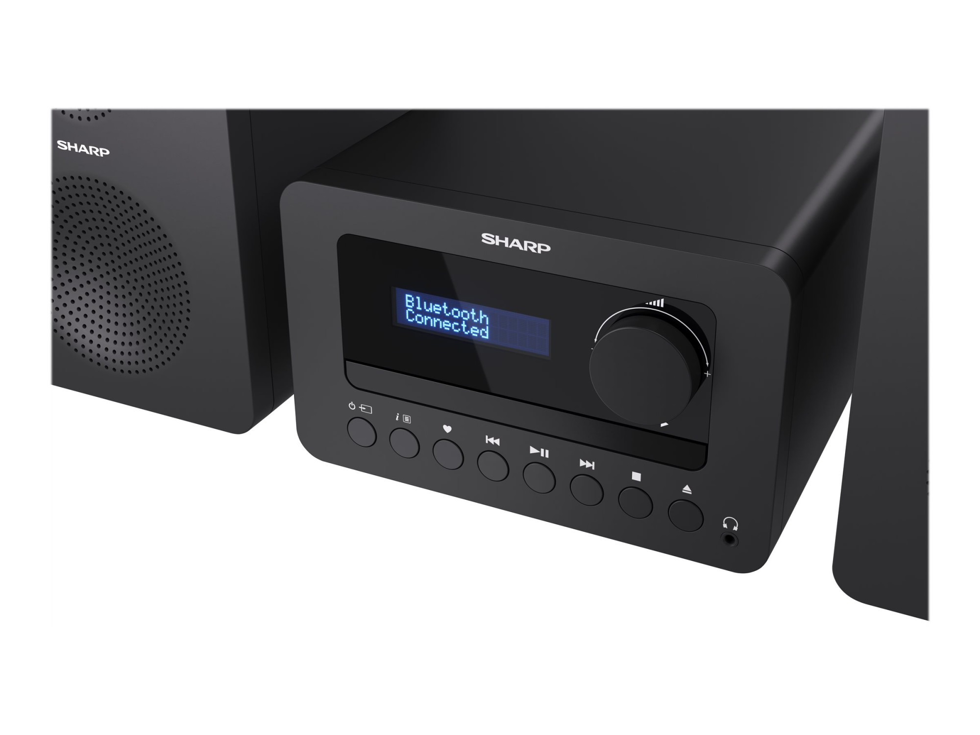 Sharp XL-B520D(BK) Tokyo Hi-Fi Micro System 2.0, FM/DAB/DAB+/USB, CD, Bluetooth 5.0, Aux-in, Black | Sharp | Tokyo Hi-Fi Micro System 2.0 | XL-B520D(BK) | Yes | Bluetooth | Black - Image 17