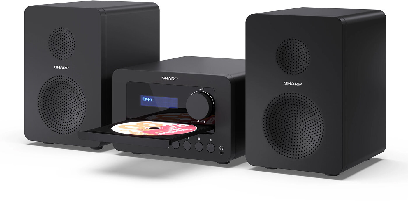 Sharp XL-B520D(BK) Tokyo Hi-Fi Micro System 2.0, FM/DAB/DAB+/USB, CD, Bluetooth 5.0, Aux-in, Black | Sharp | Tokyo Hi-Fi Micro System 2.0 | XL-B520D(BK) | Yes | Bluetooth | Black - Image 7