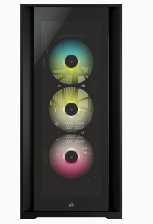 Corsair | RGB Computer Case | iCUE 5000X | Side window | Black | ATX | Power supply included No | ATX - Image 2