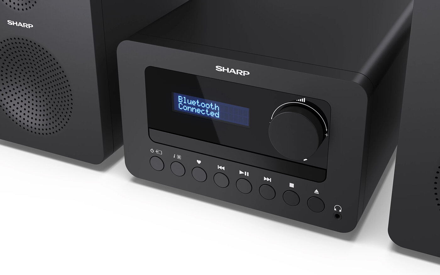 Sharp XL-B520D(BK) Tokyo Hi-Fi Micro System 2.0, FM/DAB/DAB+/USB, CD, Bluetooth 5.0, Aux-in, Black | Sharp | Tokyo Hi-Fi Micro System 2.0 | XL-B520D(BK) | Yes | Bluetooth | Black - Image 13
