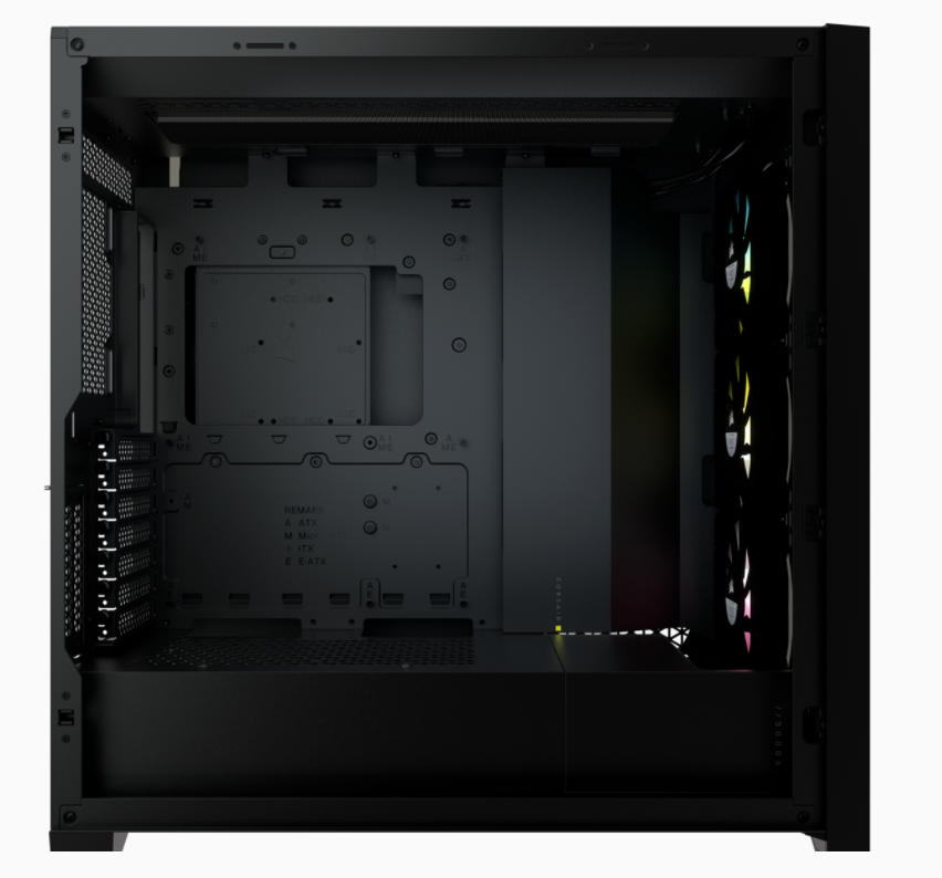 Corsair | RGB Computer Case | iCUE 5000X | Side window | Black | ATX | Power supply included No | ATX - Image 4
