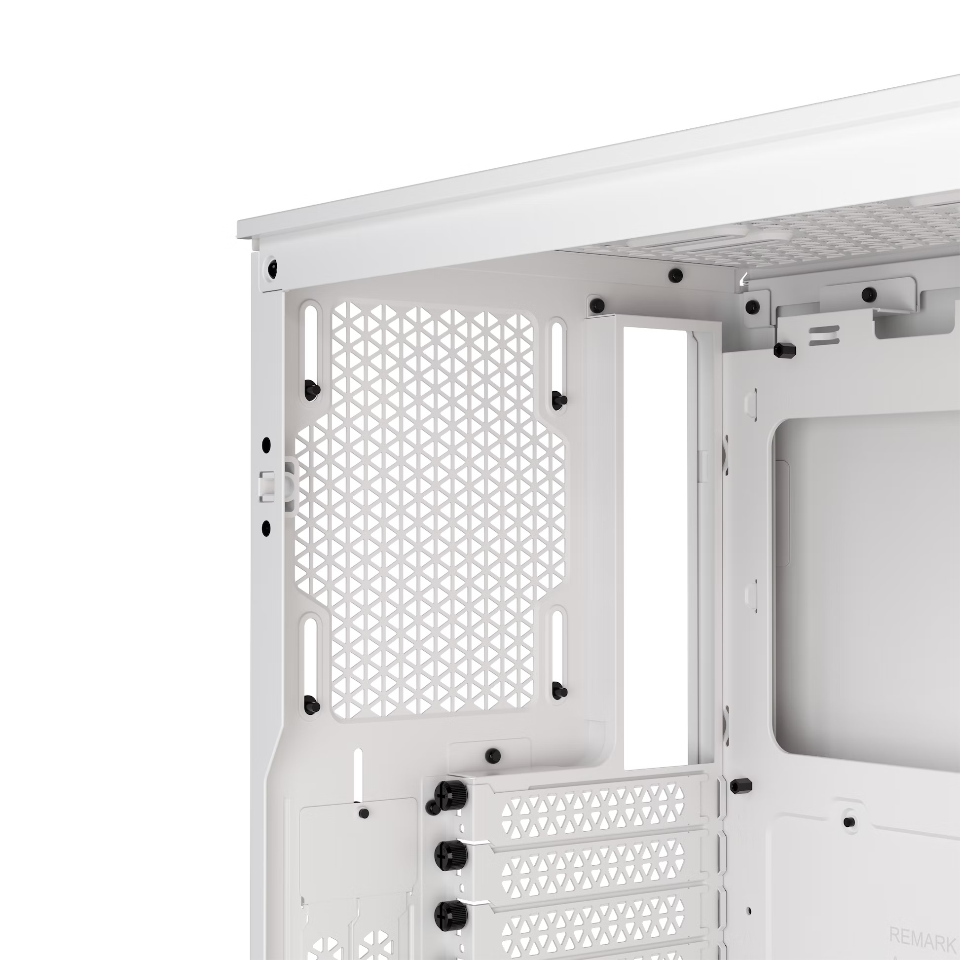 Corsair | Tempered Glass PC Case | iCUE 4000D RGB AIRFLOW | Side window | White | Mid-Tower | Power supply included No - Image 5