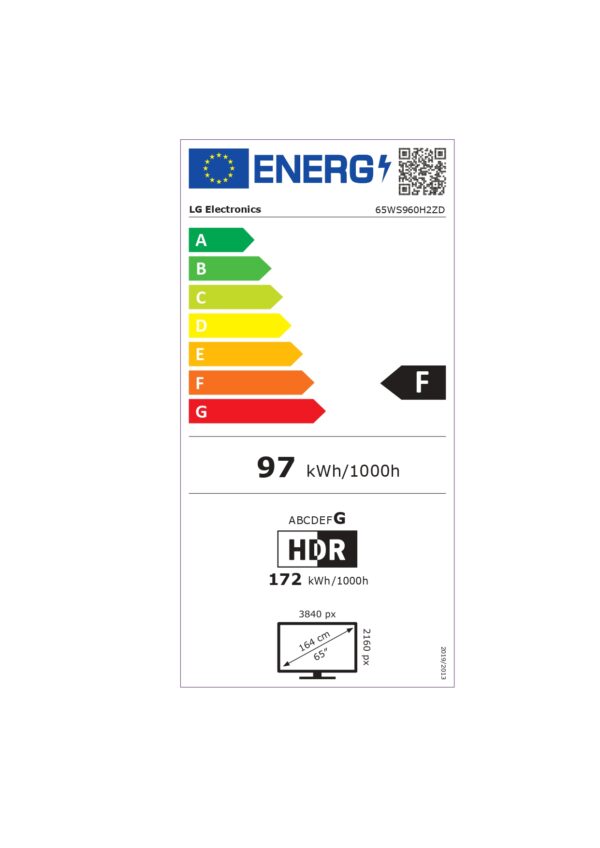 LG 65WS960H 65“ 3840x2160/16:9/HDMI | LG | 65WS960H | 65 " | Landscape | 16/7 | WebOS | 500 cd/m² - Image 17