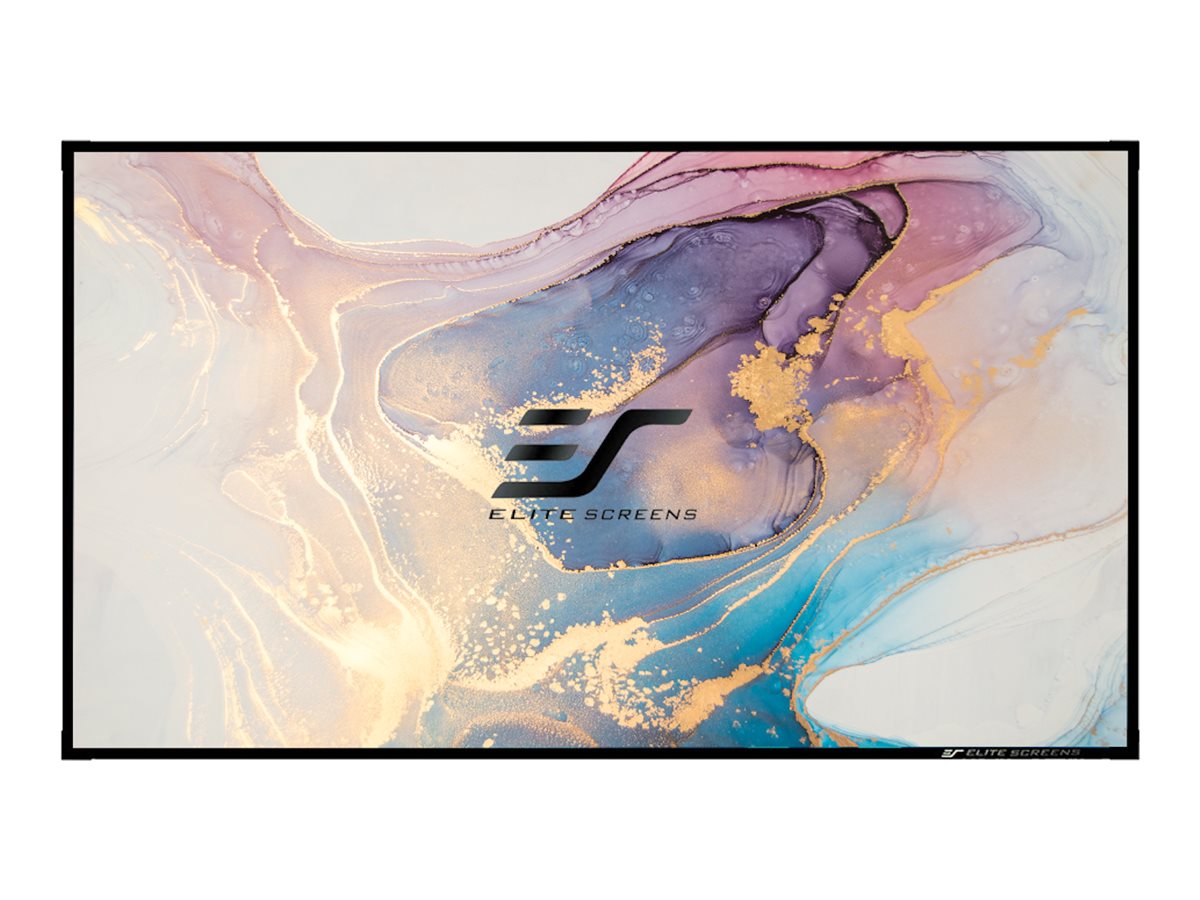 Elite Screens | Fixed Frame Projection Screen | AR110H-CLR3 | Diagonal 110 " | 16:9 | Black - Image 2