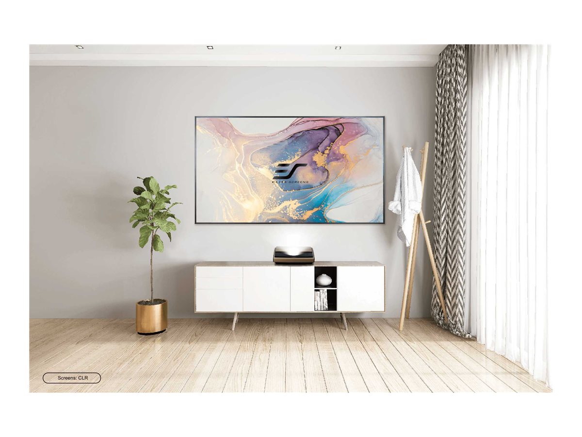 Elite Screens | Fixed Frame Projection Screen | AR110H-CLR3 | Diagonal 110 " | 16:9 | Black - Image 8