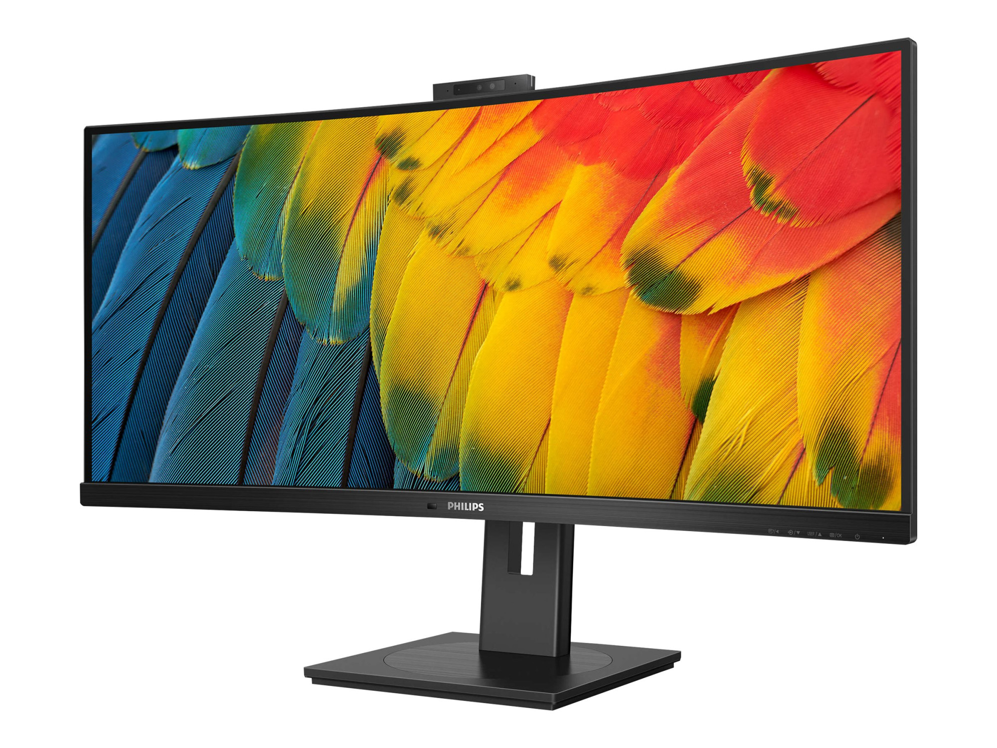 Philips | Curved Monitor | 34B1U5600CH/00 | 34 " | VA | WQHD | 21:9 | 120 Hz | 4 ms | 3440 x 1440 | 350 cd/m² | HDMI ports quantity 1 | Black - Image 4
