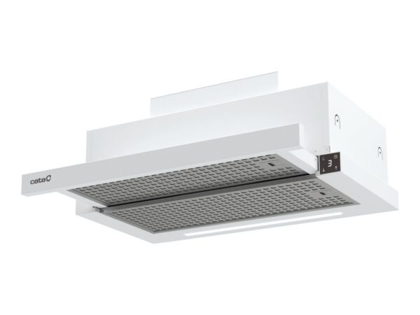 CATA Hood | CAMPANA TFH 6830 GWH | Telescopic | Energy efficiency class A+++ | Width 60 cm | 795 m³/h | Touch control | LED | White - Image 2