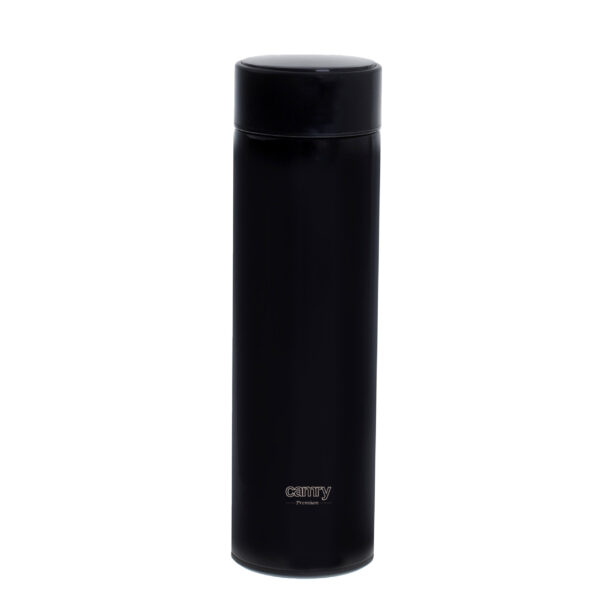 Adler | Thermal Flask | CR 4507bk | Capacity 0.473 L | Material Stainless steel/Silicone | Black