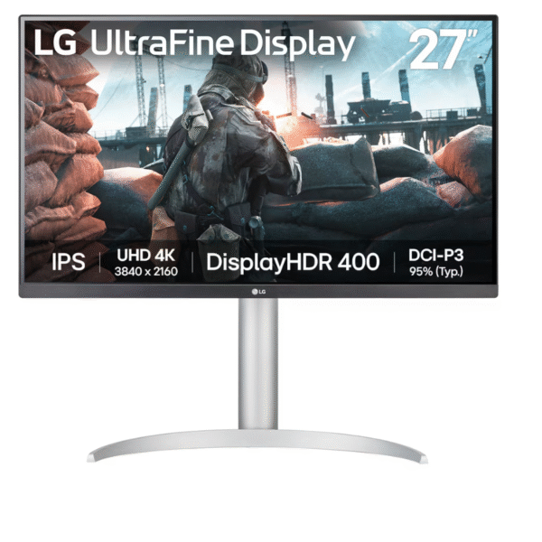 LG | 27UP650K-W | 27 " | IPS | UHD | 16:9 | 60 Hz | 5 ms | 3840 x 2160 pixels | 400 cd/m² | HDMI ports quantity 2
