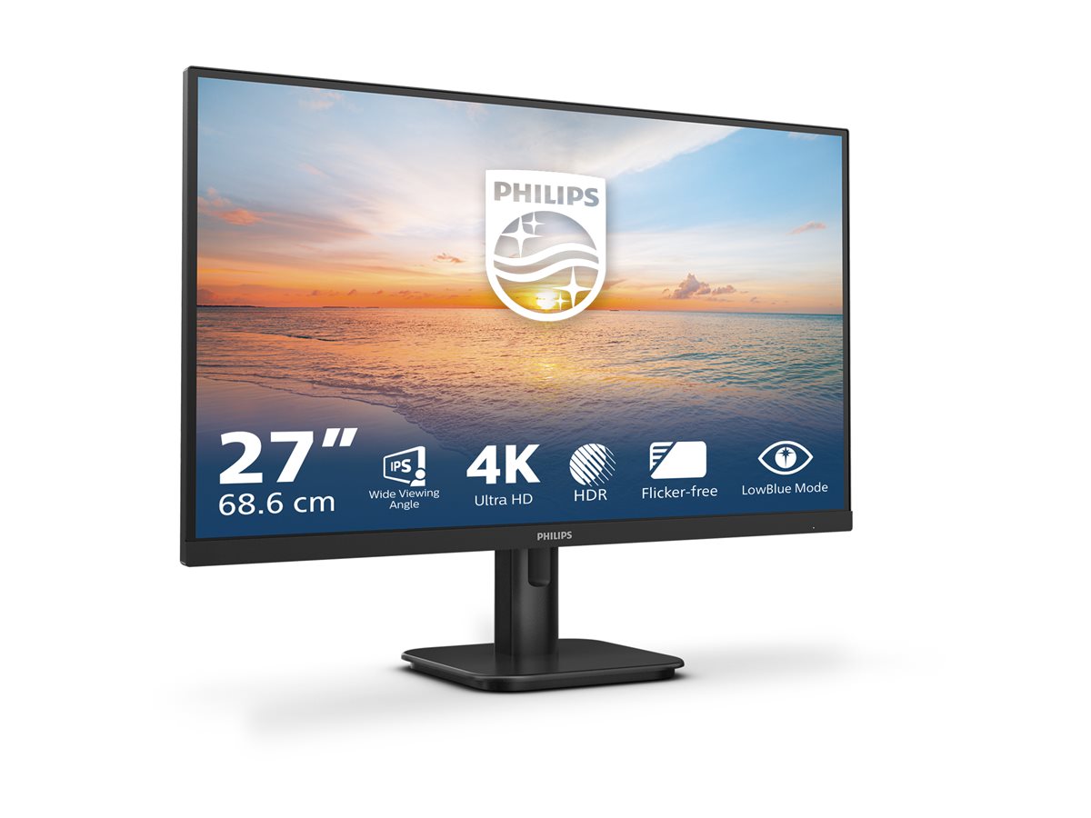 Philips | 27E1N1800A/00 | 27 " | IPS | 16:9 | 60 Hz | 4 ms | 3840 x 2160 pixels | 350 cd/m² | HDMI ports quantity 2 | Black - Image 9