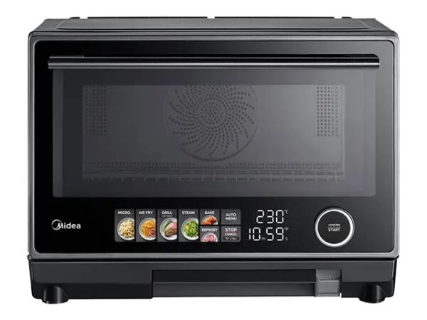 Midea Microwave oven | MSO25H | Free standing | 25 L | 1000 W | Convection | Grill | Black - Image 2