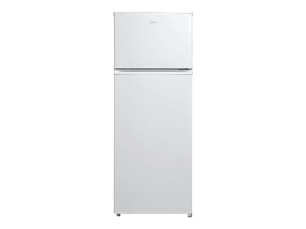Midea Refrigerator | MDRT294FGE01 | Energy efficiency class E | Free standing | Double Door | Height 143 cm | Fridge net capacity 163 L | Freezer net capacity 41 L | 40 dB | White - Image 2