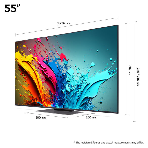 LG QNED TV | 55QNED87T3B | 55 | Smart TV | webOS 24 | 4k UHD | Black - Image 7