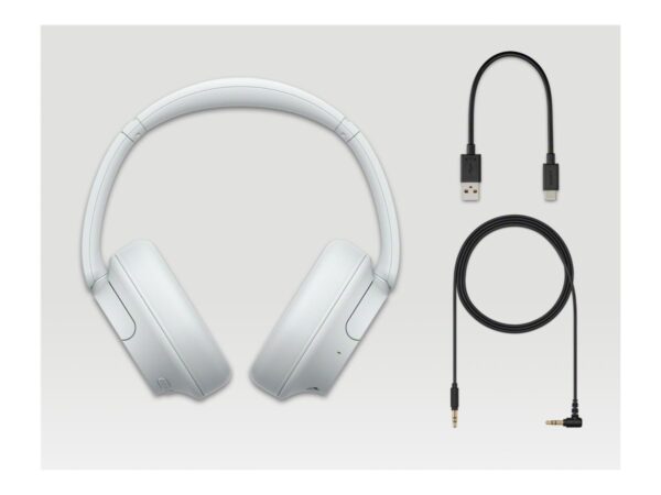 Sony WH-CH720N Wireless ANC (Active Noise Cancelling) Headphones, Beige | Sony | Wireless Headphones | WH-CH720N | Wireless | On-Ear | Microphone | Noise canceling | Wireless | White - Image 14