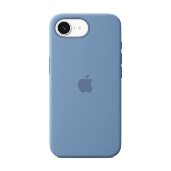 Apple iPhone 16e Silicone Case – Winter Blue | Apple