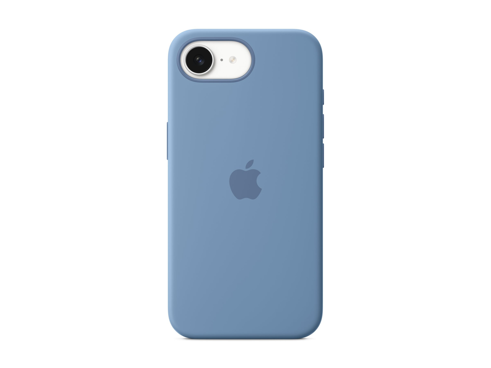 Apple iPhone 16e Silicone Case – Winter Blue | Apple