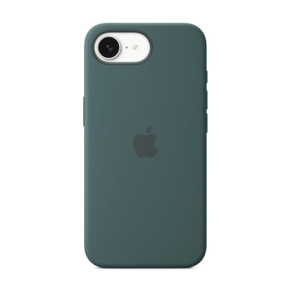 Apple iPhone 16e Silicone Case – Lake Green | Apple