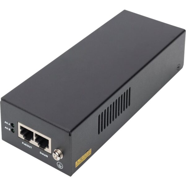 Digitus Gigabit Ethernet PoE++ Injector, 802.3bt, 85 W | DN-95109