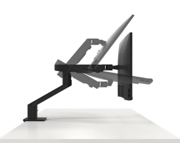 Dell | Desk Mount | MDA20 | Height, tilt, swivel, rotation, depth | 19-27 " | Maximum weight (capacity) 10 kg | Black - Image 5