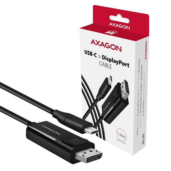 AXAGON Active cable | USB-C to DisplayPort | 1.8 m - Image 8